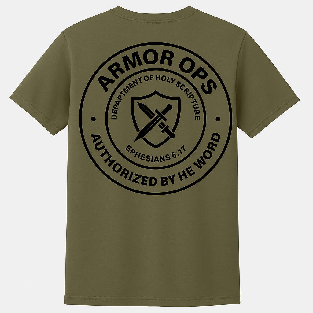 Armor Ops - Department of Holy Scripture Tee