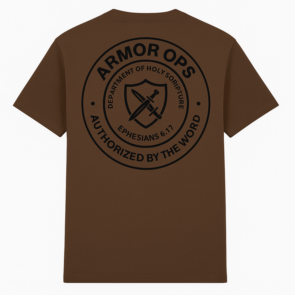 Armor Ops - Department of Holy Scripture Tee