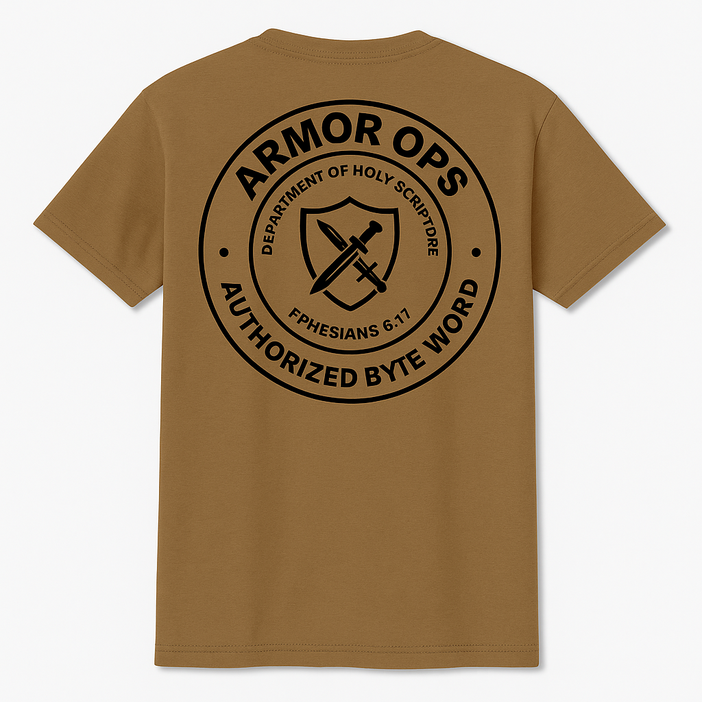 Armor Ops - Department of Holy Scripture Tee