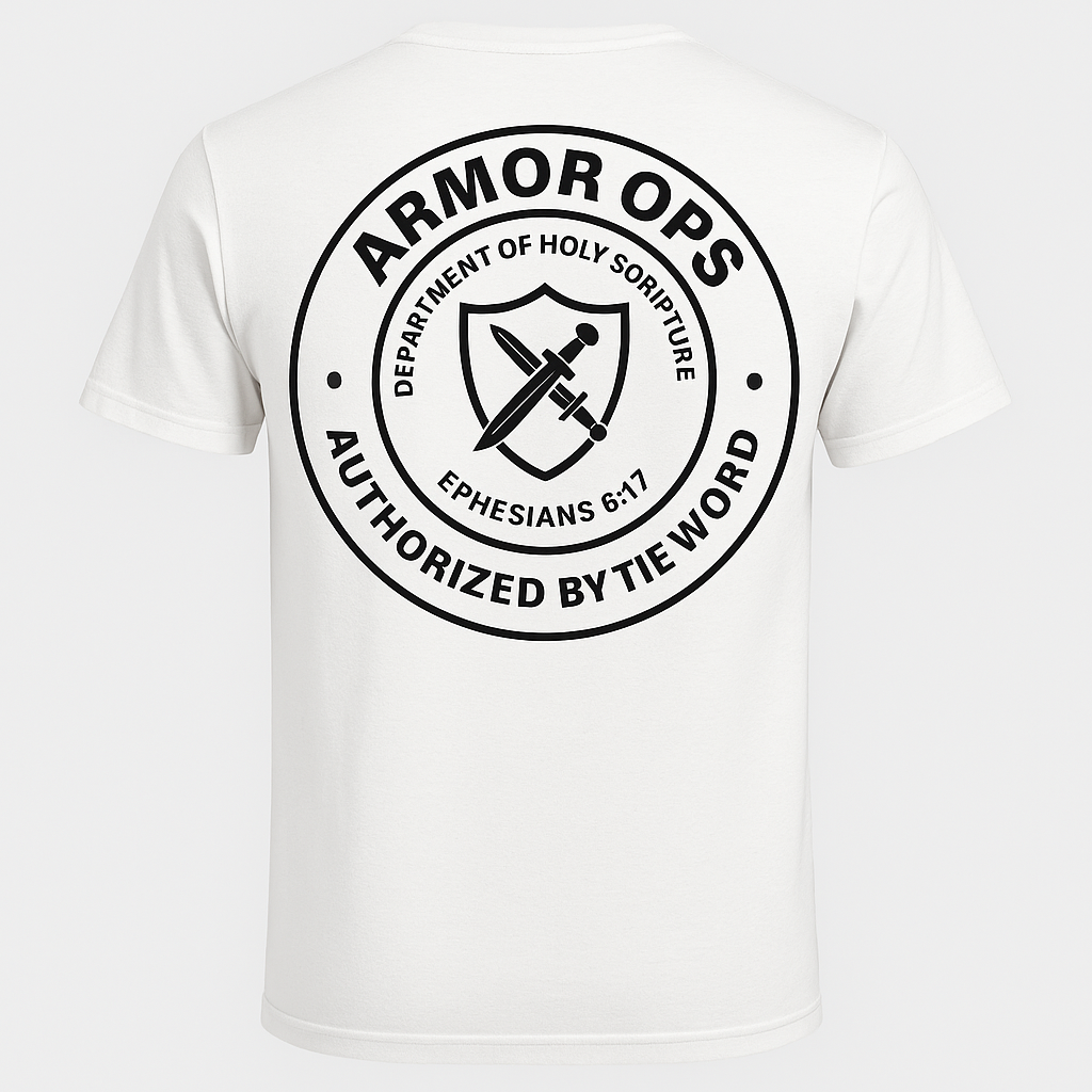 Armor Ops - Department of Holy Scripture Tee